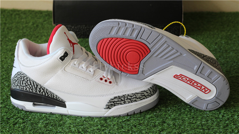 Authentic Air Jordan III 3s Retro 88s White Cement